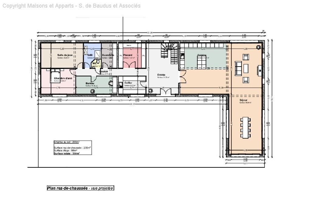 Maison à vendre, AU CALME, 82 m², 6 pièces