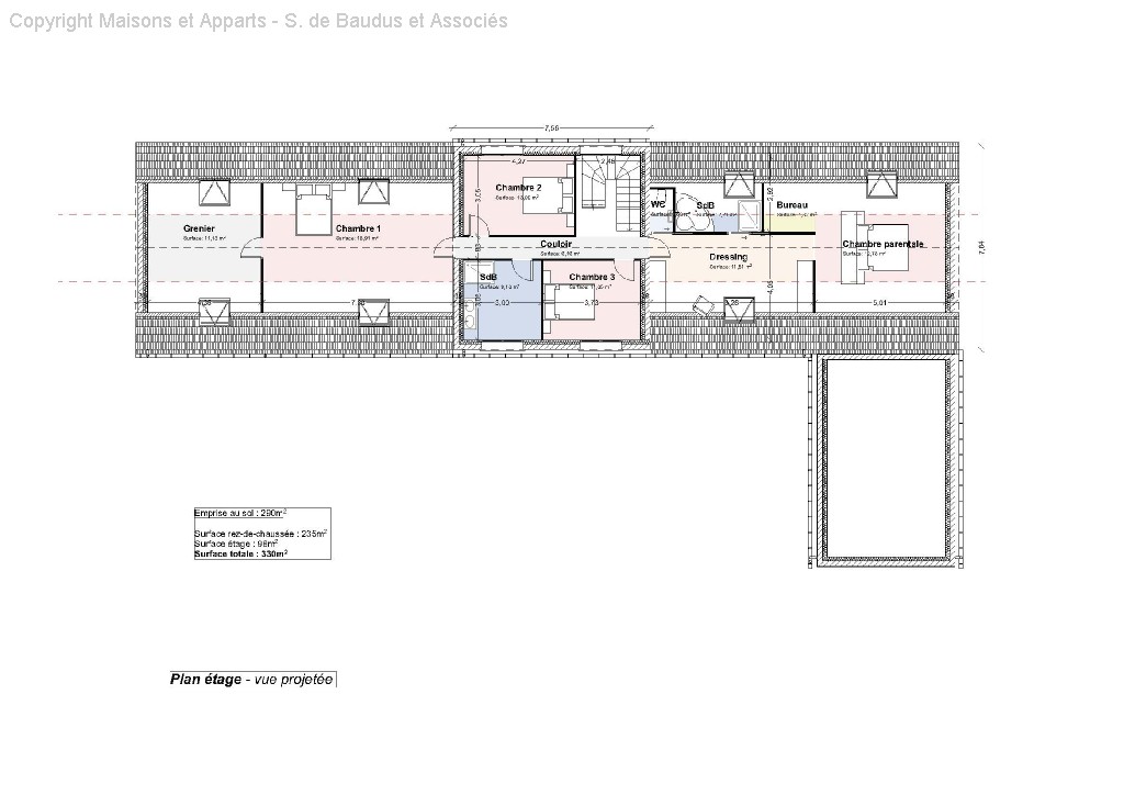 Maison à vendre, AU CALME, 82 m², 6 pièces
